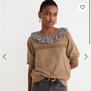 Madewell × Rentrayage
Upcycled Ruffle-Collar sweatshirt